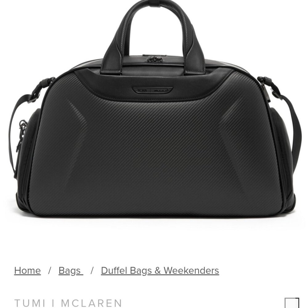 NWT TUMI I McLaren Quantum Duffel